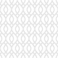 Seamless geometric pattern, consisting of overlapping curve outlines on a white background. Suitable for digital graphics, interior design, textiles, printing, etc. vector