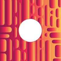 Abstract geometric rounded shapes Gradient background with dynamic effect. Cover design template for banner, flyer and poster. vector