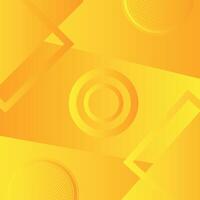 Yellow Gradient abstract background with shiny geometric shapes graphics. Modern Yellow gradient rounded circle design. Dynamic shape. vector