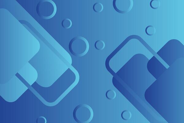 Futuristic Blue rectangle square Line shapes gradient abstract background. Geometric texture with seamless patterns
