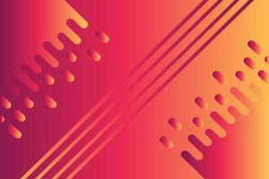 Orange Gradient wave Drop shapes gradient abstract background. Geometric with seamless patterns Polygon vector