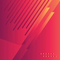 Colorful Orange abstract background overlap layer on bright space with line effect decoration. Minimalist modern graphic design element cutout style concept vector
