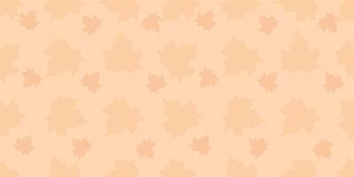 Seamless pattern with maple leaves. Botanical autumn ornament. vector