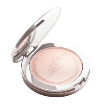 compactar pó Maquiagem com uma lustroso, moderno Projeto em transparente fundo. png