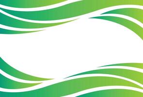 Modern green gradient banner background. Graphic design banner pattern background template with dynamic wave shapes. vector