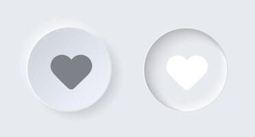 Neumorphic round on and off button for interface application or web design. Simple elegant luxury neumorphism trendy designs element UI components isolated on white background. vector
