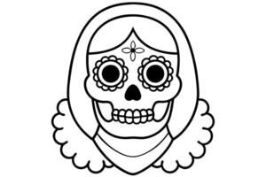 Day of the Dead Illustration, Clipart, Cartoons, Line Art Graphics Design, Day of the Dead graphics clipart, cartoons, and line art designs for digital use vector