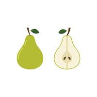 pear icon flat design isolated on white background vector