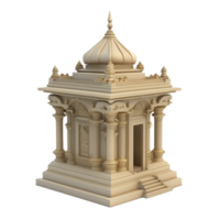 A small temple with a domed roof and pillars png