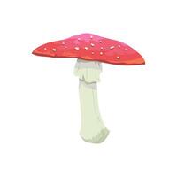 Fly agaric for creating art brushes in cartoon style. vector