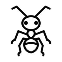 Simple Ant Icon with Minimalist Design vector