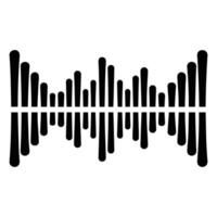 Sound Wave Graphic for Audio Visual Projects vector