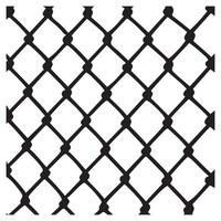 Black and White Chain Link Fence Pattern Design vector