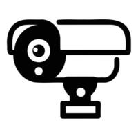 Security Camera Icon for Monitoring and Surveillance vector