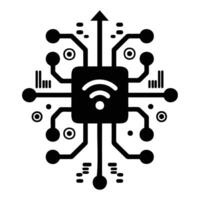 Abstract Technology Network Connection Design vector