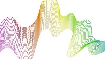 Abstract backdrop with wave gradient lines vector