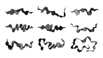 Abstract backdrop with dark wave gradient lines vector