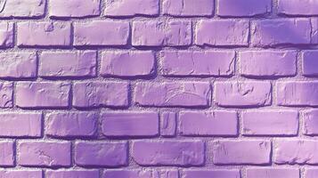 Brick purple pastel wall pattern block stone arrangement rustic light background photo