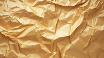 Brown crumpled paper cardboard wrinkle texture material surface recycled photo