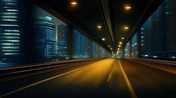 Highway overpass motion road perspective traffic blurred motion transportation photo