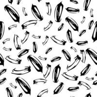 Seamless pattern with sketch squiggle vector