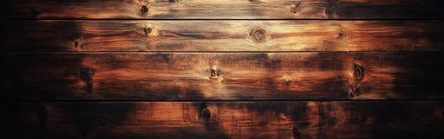 Rustic brown wooden background featuring natural grain and texture photo