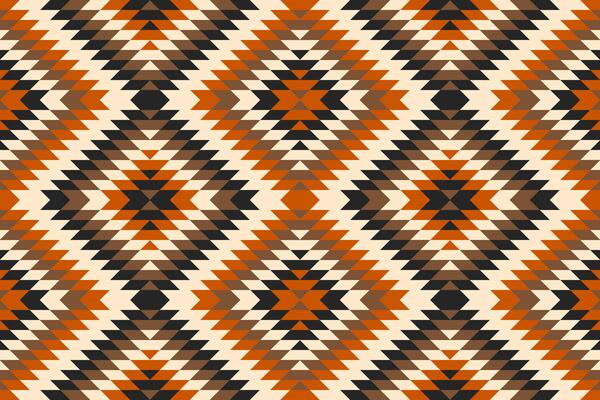 Geometric ethnic seamless pattern traditional. American, Mexican style. Beautiful carpet tribal art. Fabric Aztec background. Design for clothing, textile, batik, embroidery.