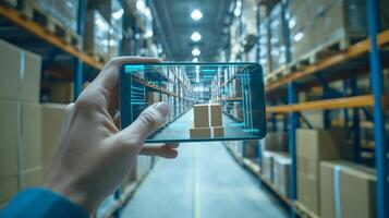Discover and explore in depth how augmented reality technology is significantly revolutionizing package tracking systems and enhancing logistics efficiency within the supply chain industry photo