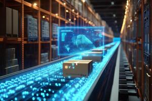 Explore the exciting future of package delivery and pickup services through the implementation of innovative augmented reality systems that are transforming the logistics landscape significantly photo