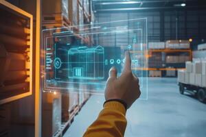 Discover how augmented reality AR is transforming logistics by improving package tracking precision and enhancing warehouse efficiency, leading to more timely shipments to customers photo