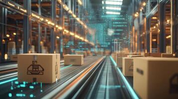 Explore in detail how augmented reality technology significantly enhances package tracking and improves delivery efficiency within modern logistics systems and frameworks across various industries photo