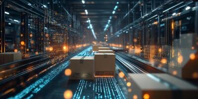 Augmented reality is transforming logistics and supply chain management by improving package management, enhancing delivery tracking, and boosting operational efficiency and productivity photo