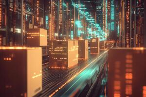 Discover the innovative ways augmented reality is revolutionizing package tracking and logistics, leading to more efficient, effective delivery and pickup solutions in the transportation sector photo