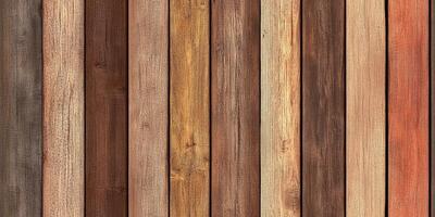 This beautifully crafted, seamless pattern of fluted wood panels in inviting warm brown tones is perfect for creating an acoustic design that truly enhances and elevates natural aesthetics photo