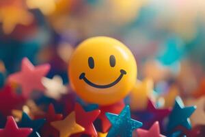 Embrace the joy and satisfaction that comes with using smiley faces, stars, and positive ratings, which can greatly enhance your experiences in both life and the world of business activities photo