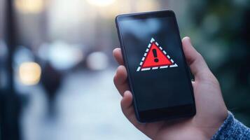 Mobile phones are essential for timely warnings about financial risks and fraud, highlighting the need for caution and sound judgment in investments and financial decisions for safety and security photo