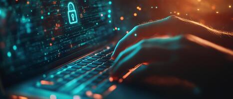 A cyber security professional protects data, manages cloud environments, and ensures network security, stressing the importance of secure online practices to safeguard sensitive information photo