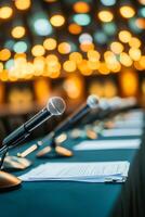 This macro view captures the essence of a key technology ethics conference, focusing on global IT morality and promoting strong international collaboration among diverse participants photo