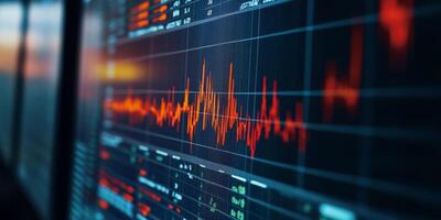 A highresolution digital seismograph that visualizes realtime earthquake data on a computer screen, showcasing intricate seismic wave patterns and offering insights into their behavior photo