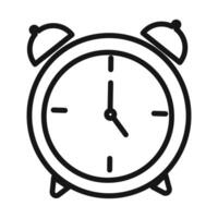 Minutes Analog Clock Icon white background vector