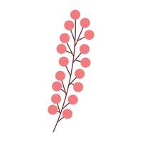 Hand drawn spring flower isolated on the white background vector