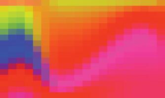 abstract and colorful pixel background vector