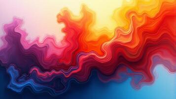 Dynamic and Vibrant Abstract Art Piece Inspired by the Interplay of Colors and Fluid photo