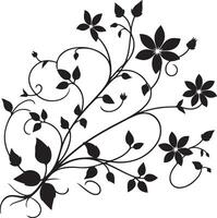 Beautiful tree branch with birds silhouette background vector