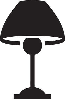lamps for the home. Table lamp icons