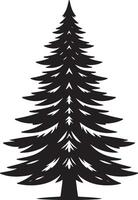 Christmas and New Year design elements. Christmas trees vector