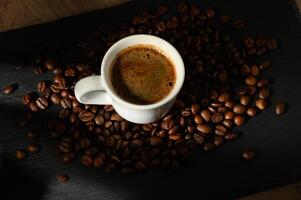 a cup of Turkish coffee photo