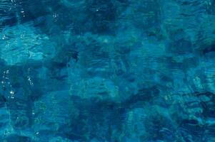 Swimming Pool Surface With Light Reflection and Water Ripple Patterns 4 photo