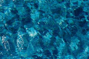 Swimming Pool Surface With Light Reflection and Water Ripple Patterns 5 photo