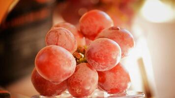 Grapes loop rotating video